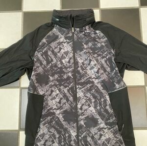 Lululemon Mens Printed Zip Up Size M Surge Jacket Windbreaker Hoodie